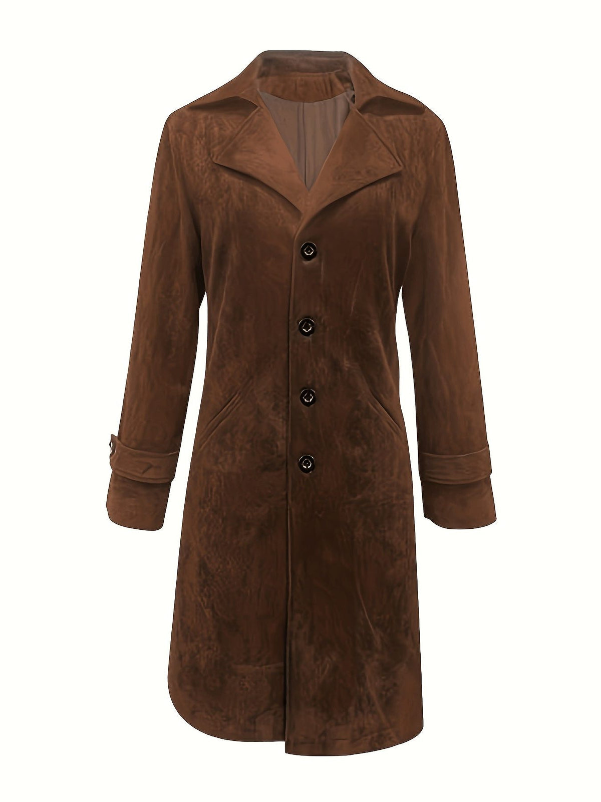 Longline Suede Blazer for Women - View 3