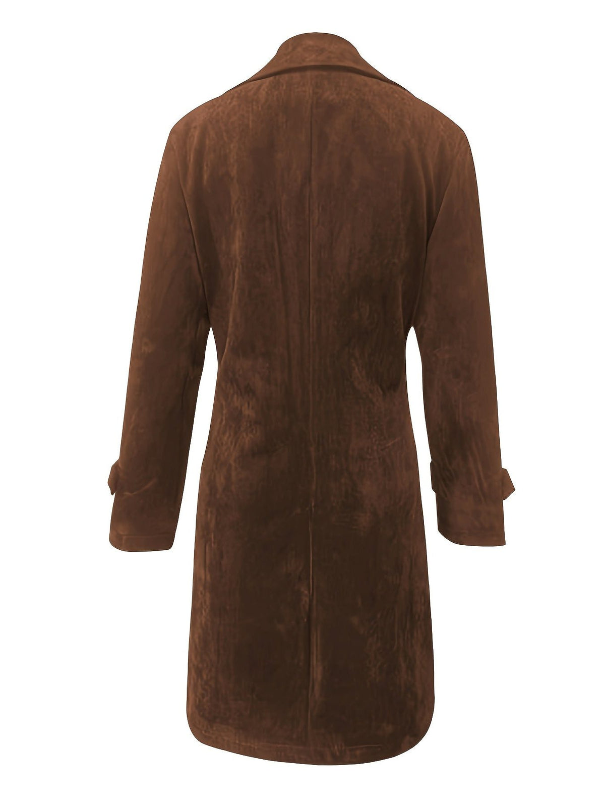 Longline Suede Blazer for Women - View 5