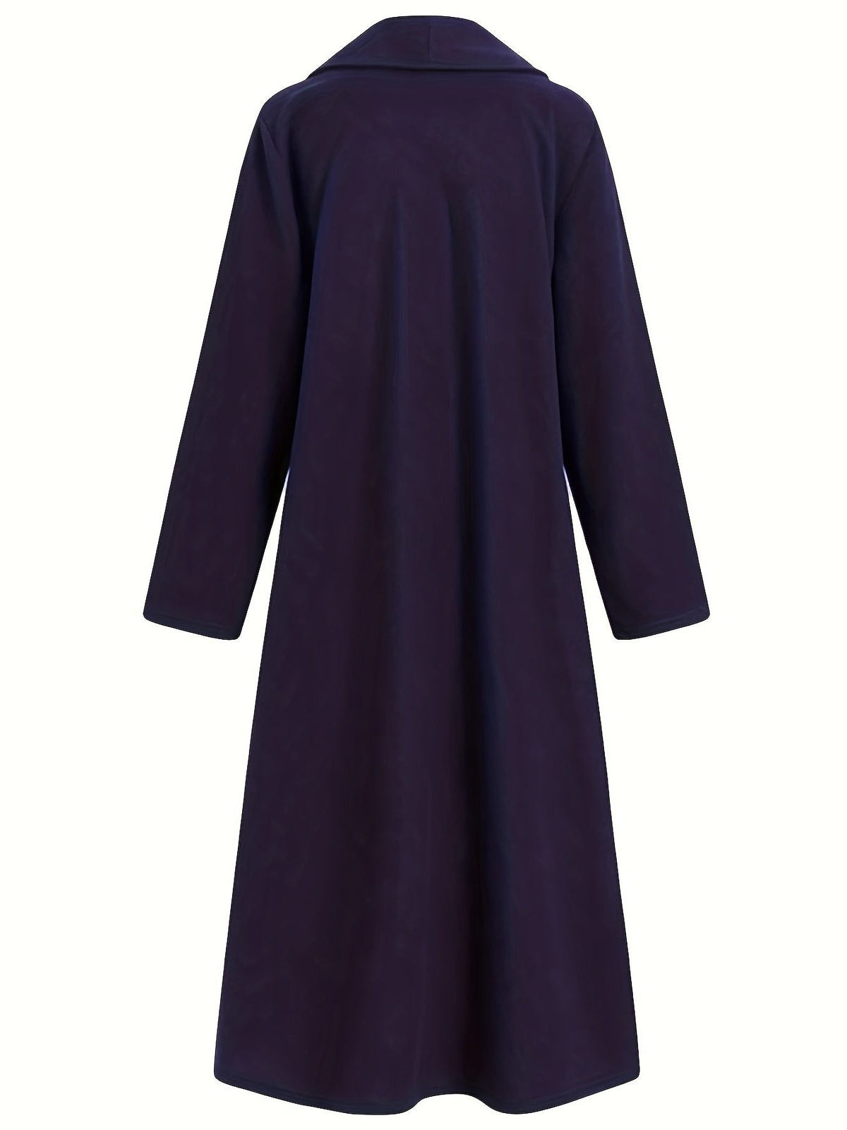 Longline Wool Coat for Women - View 13