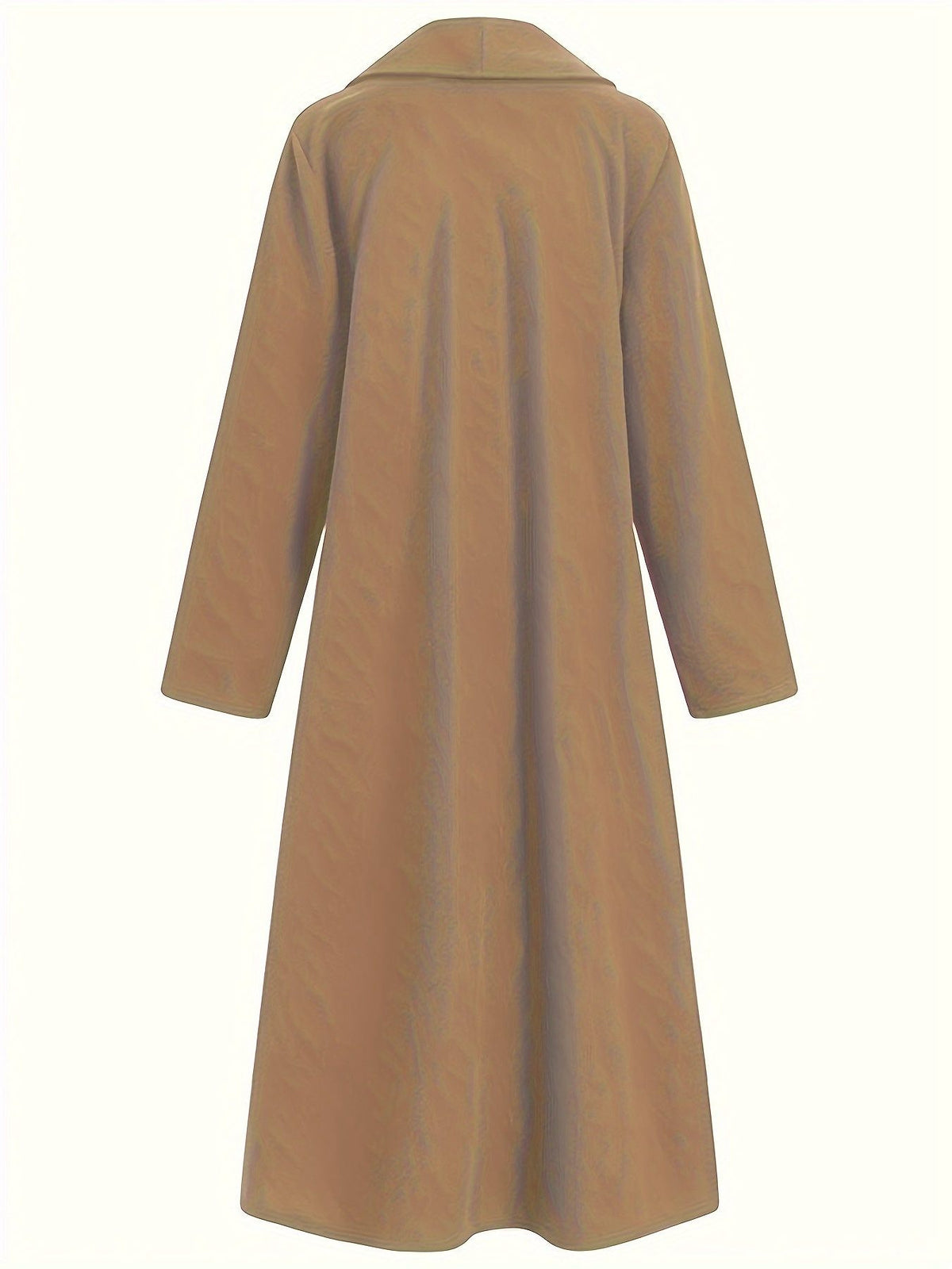 Longline Wool Coat for Women - View 17