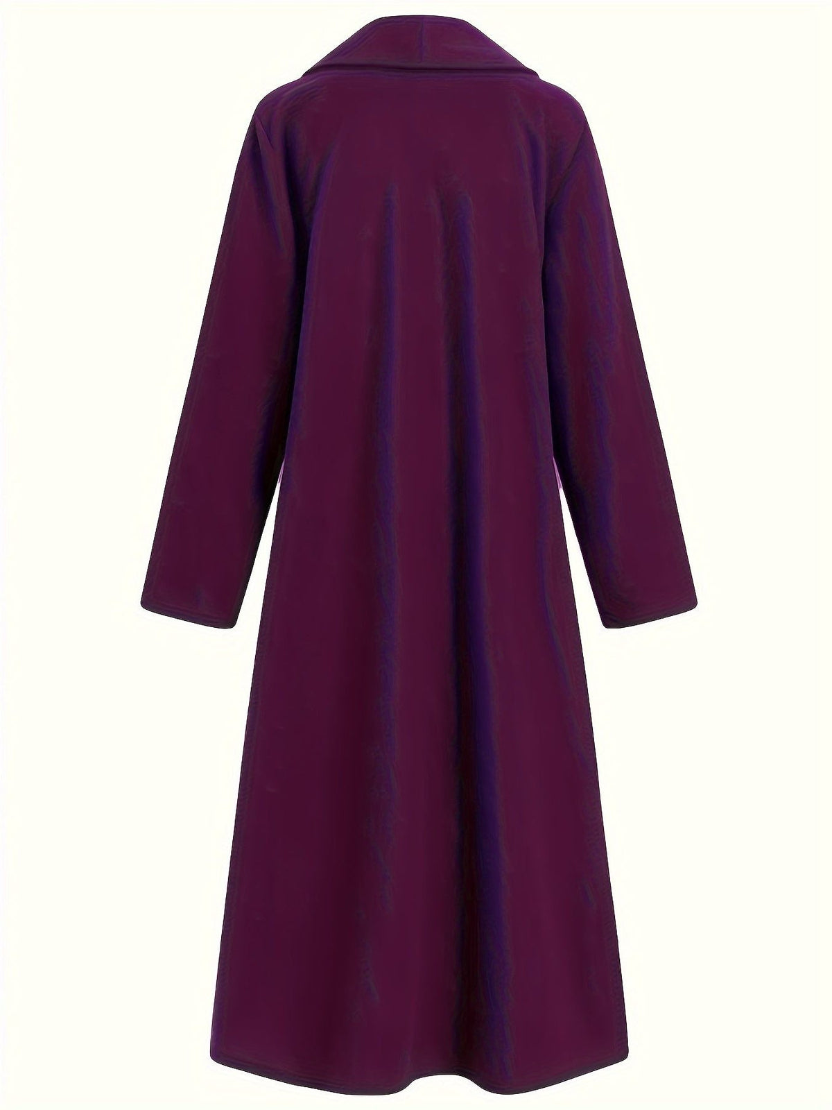 Longline Wool Coat for Women - View 21