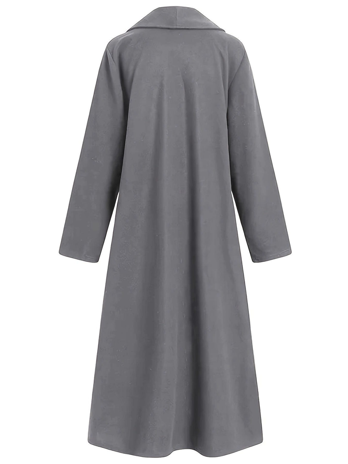 Longline Wool Coat for Women - View 25