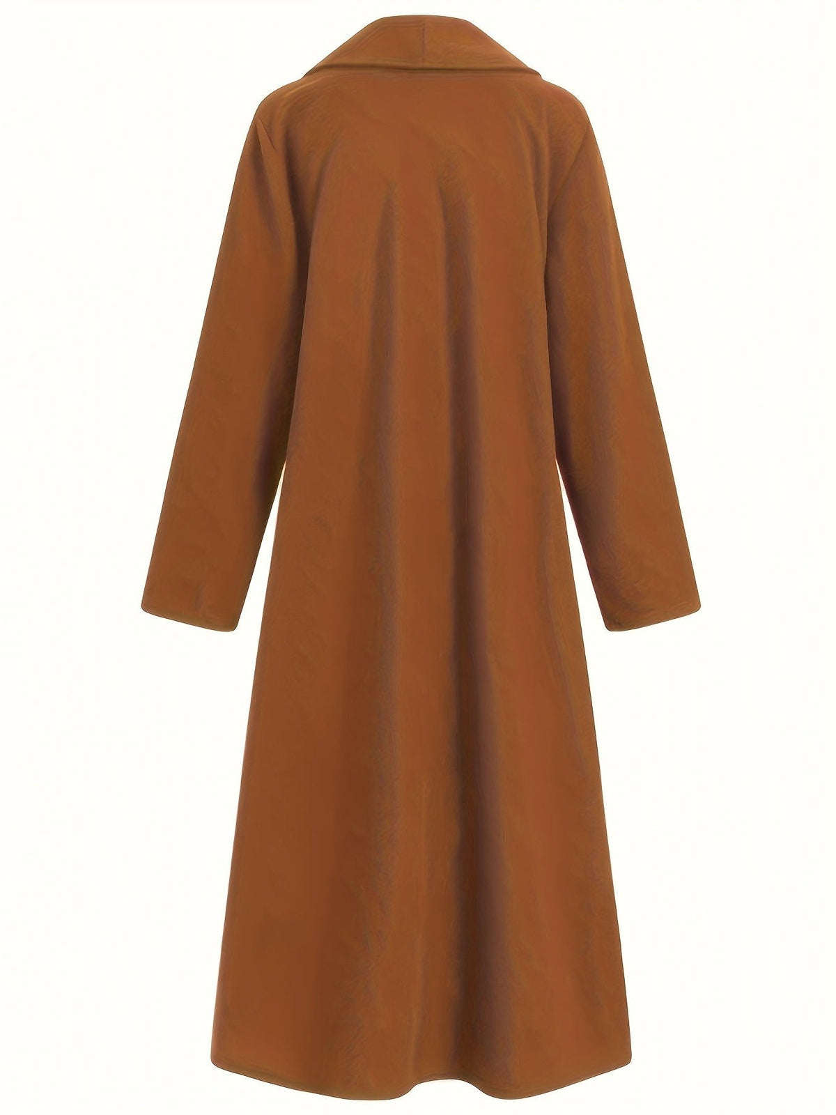 Longline Wool Coat for Women - View 29
