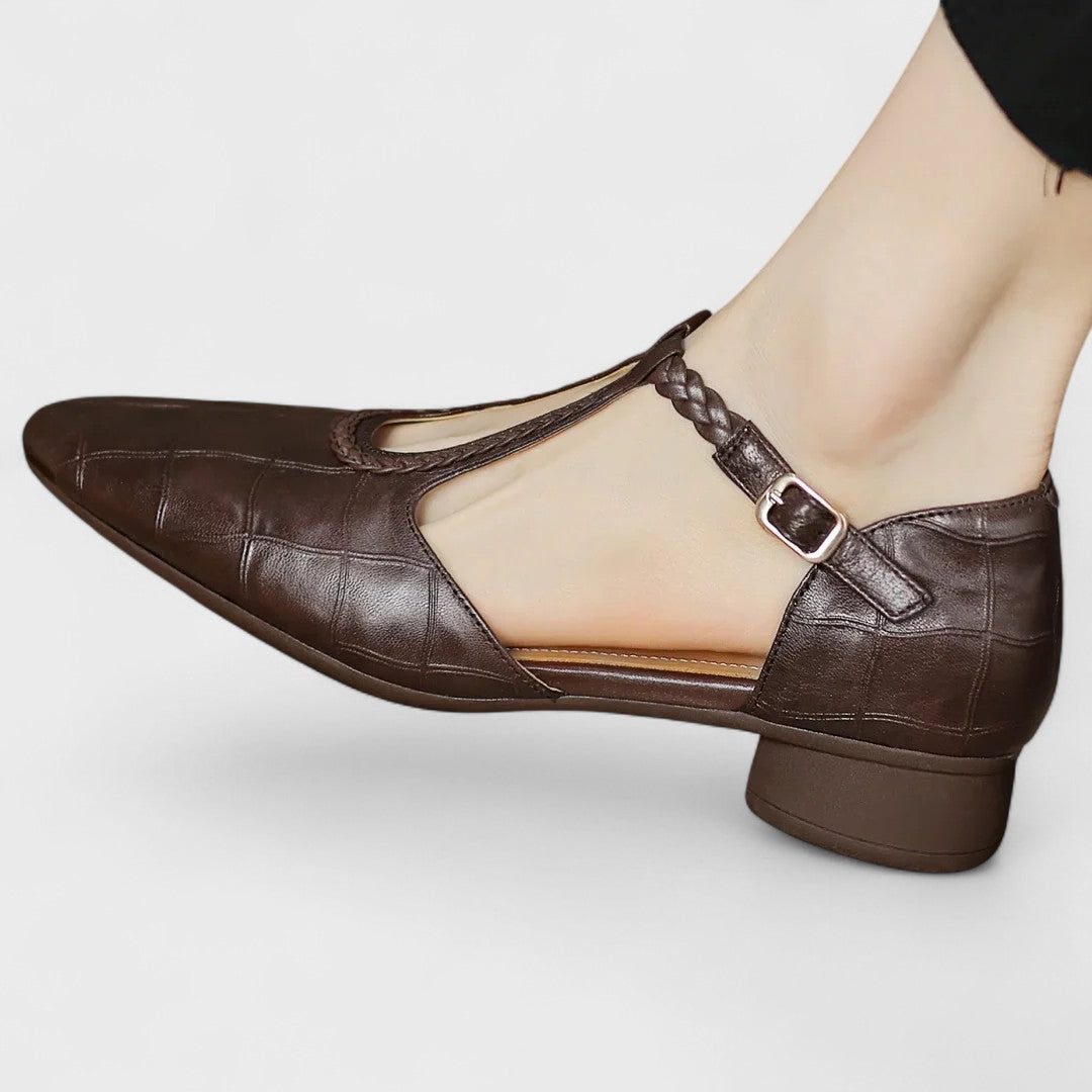 Mary Jane Leather Shoes for Women
