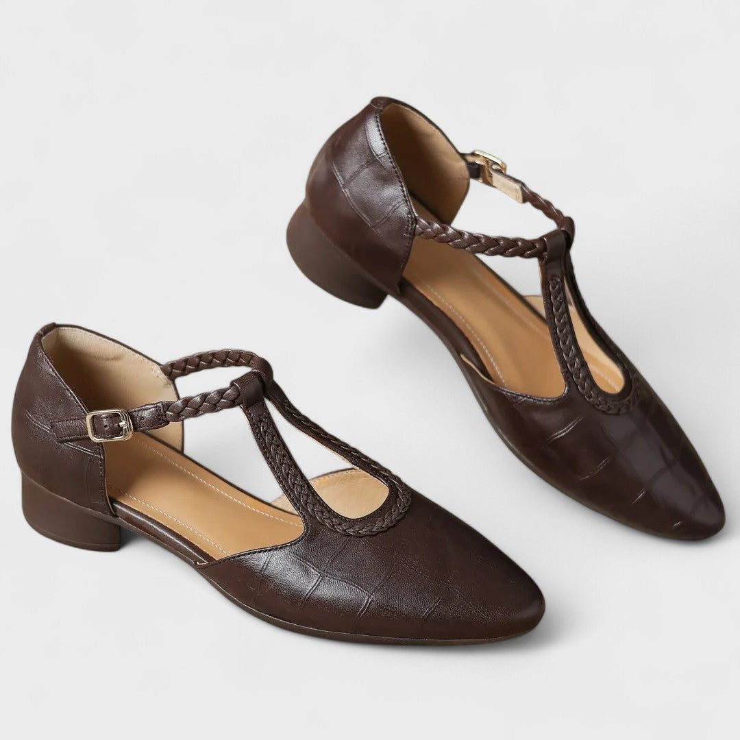 Mary Jane Leather Shoes for Women - View 3