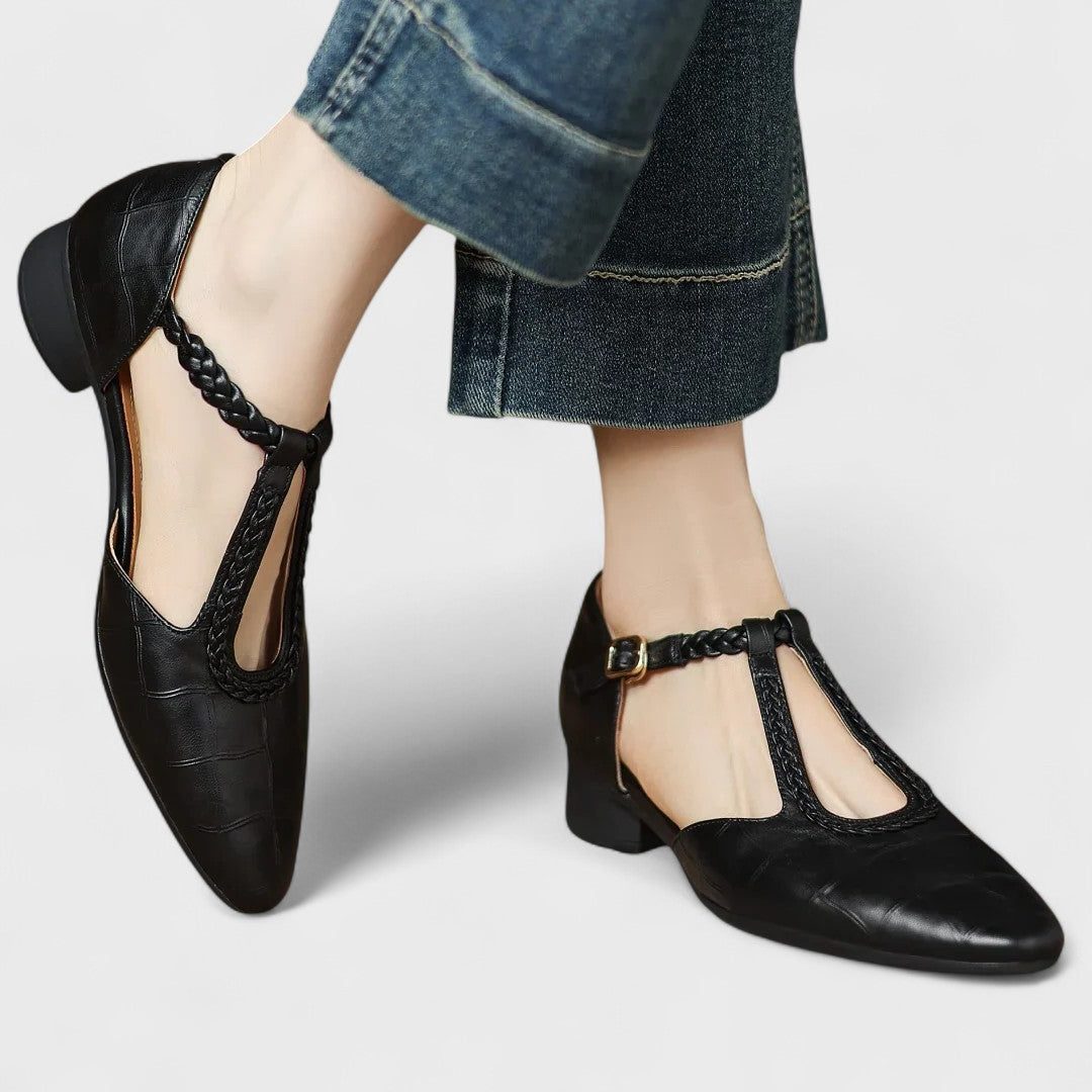Mary Jane Leather Shoes for Women - View 6
