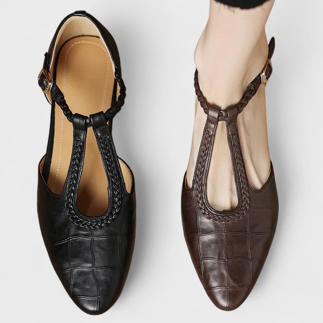 Mary Jane Leather Shoes for Women - View 7