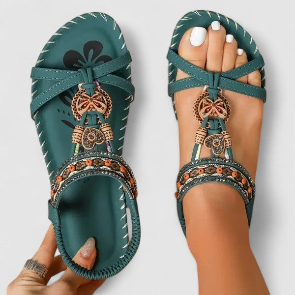 Open Toe Embellished Sandals for Women