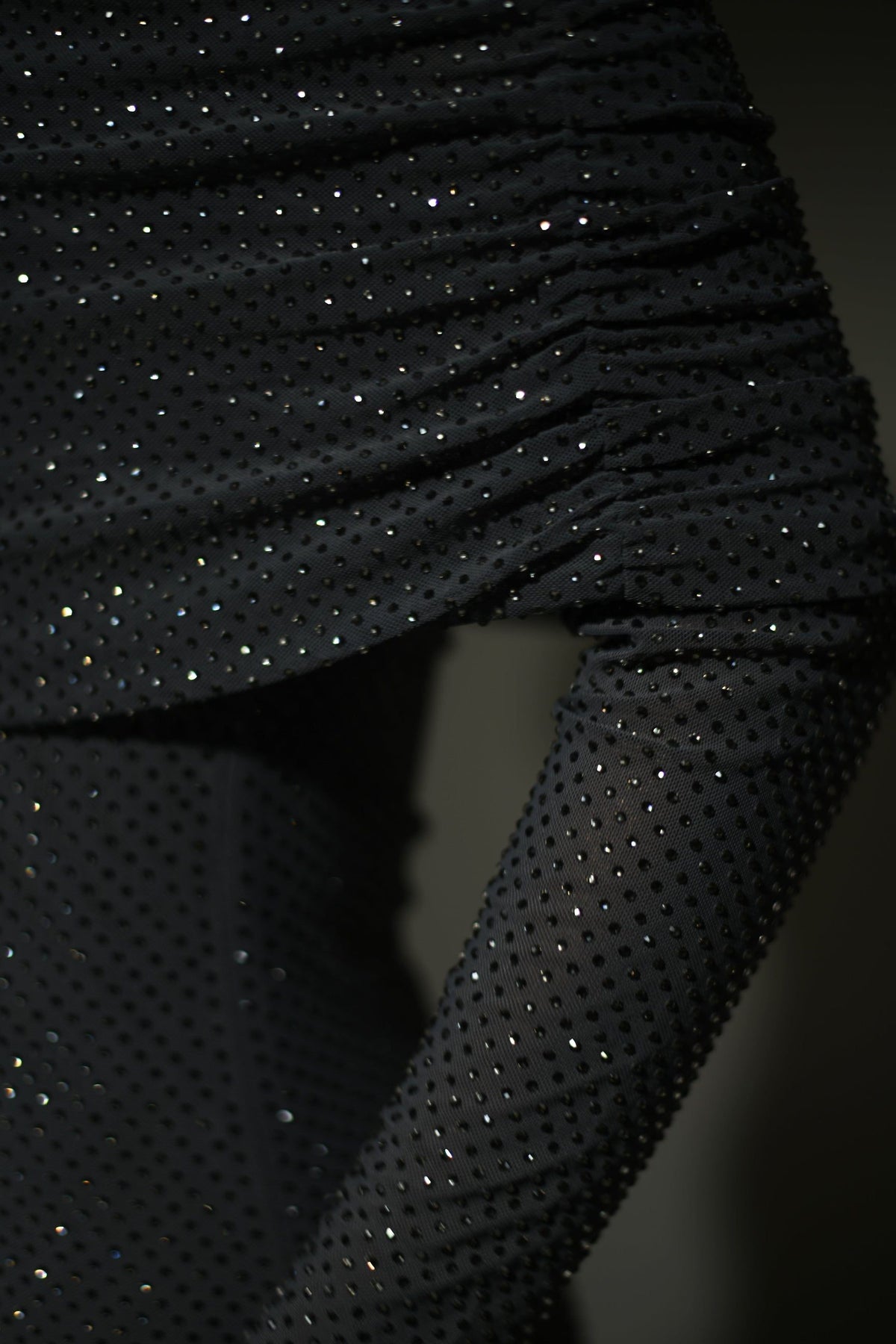 Off-Shoulder Sequin Maxi Dress with Long Sleeves for Women - View 4