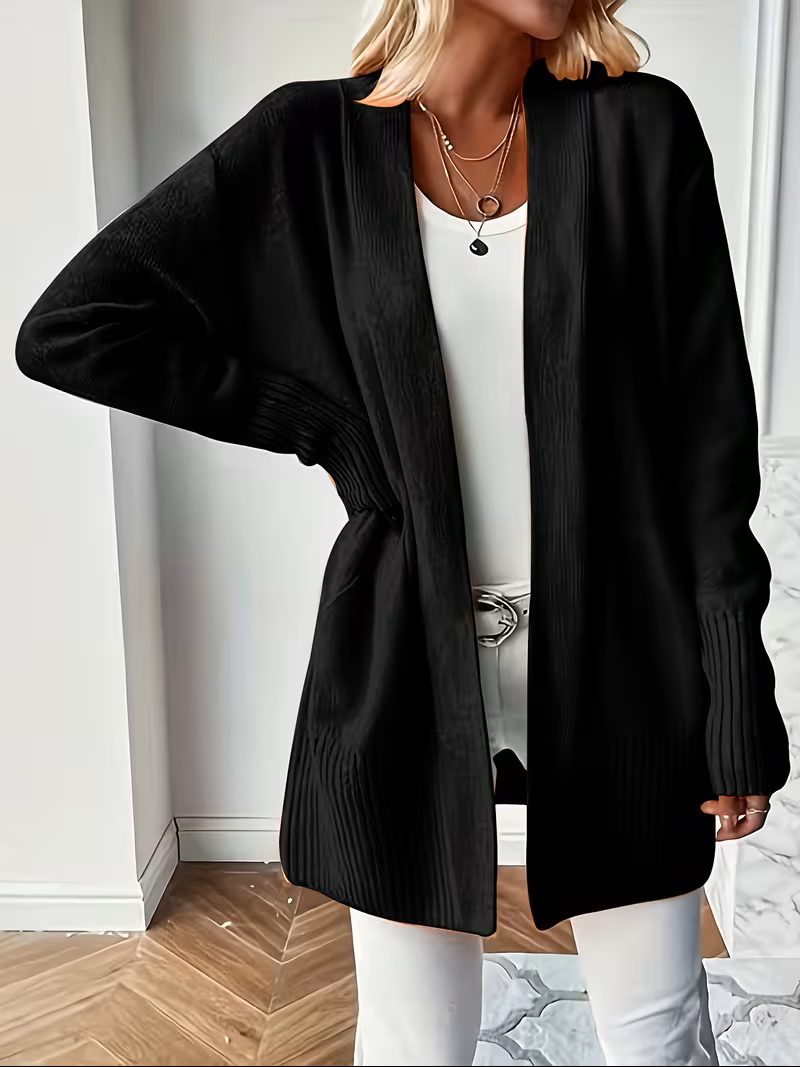 Open Front Long Cardigan for Women
