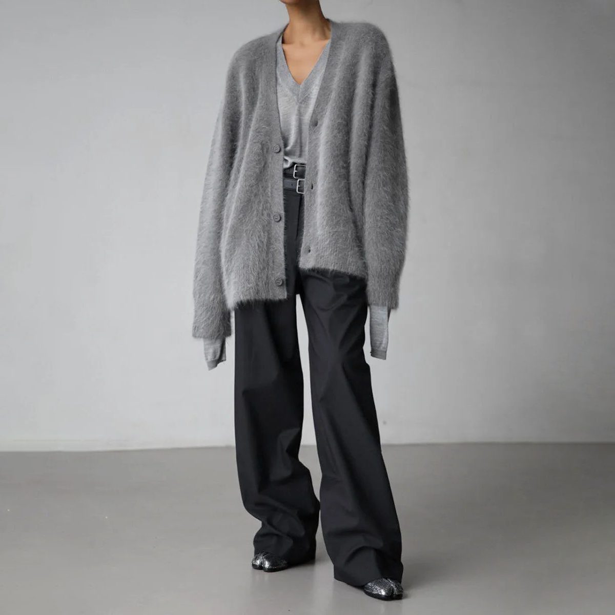 Oversized Cashmere Cardigan for Women - View 3