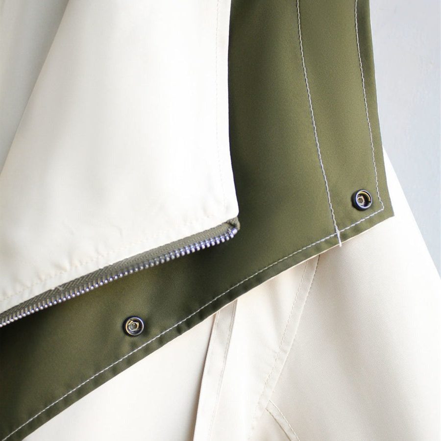 Oversized Drawstring Windbreaker Jacket for Women - View 6