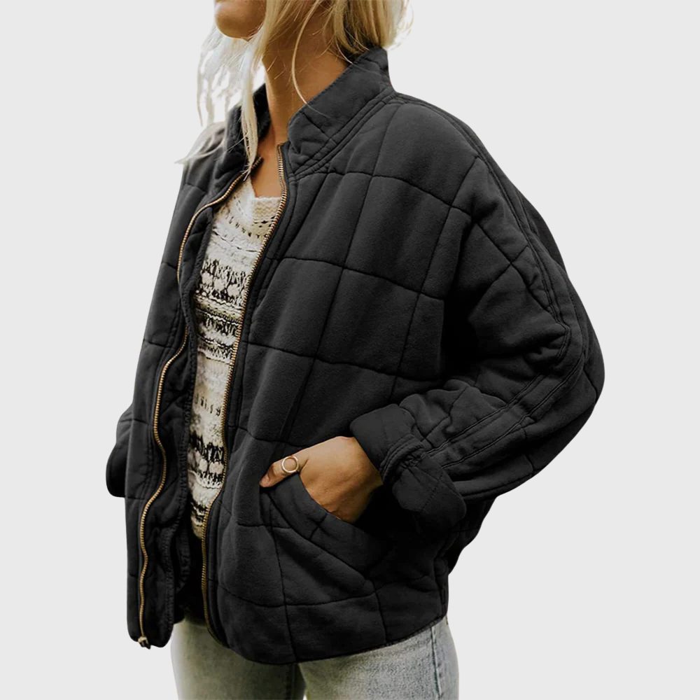 Oversized Quilted Jacket for Women