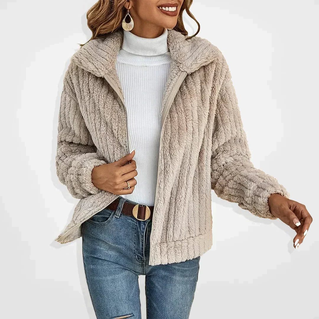 Oversized Teddy Jacket for Women