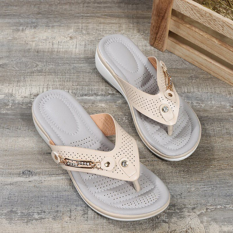 Padded Flip Flop Sandals for Women - View 2