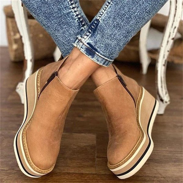Platform Ankle Boots for Women - View 3