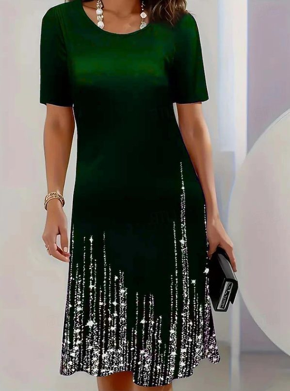 Sequin Midi Dress for Women