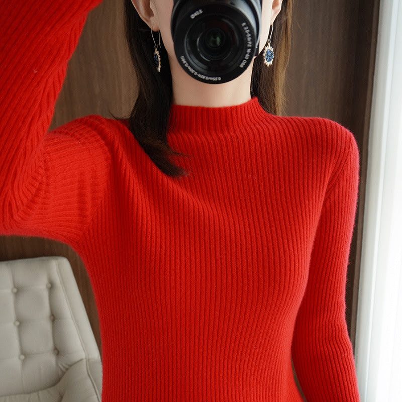 Short Sleeve Ribbed Knit Crew Neck Sweater for Women - View 2