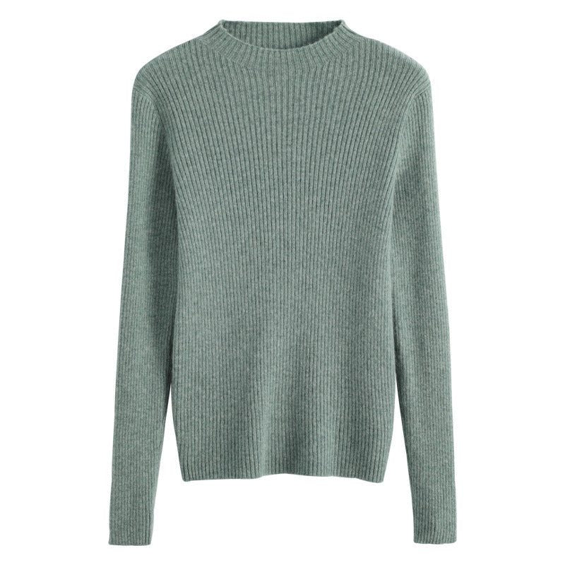 Short Sleeve Ribbed Knit Crew Neck Sweater for Women - View 5