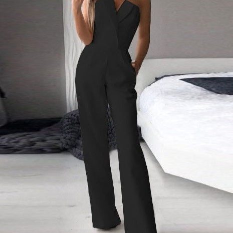 Sleeveless Wide Leg Jumpsuit for Women