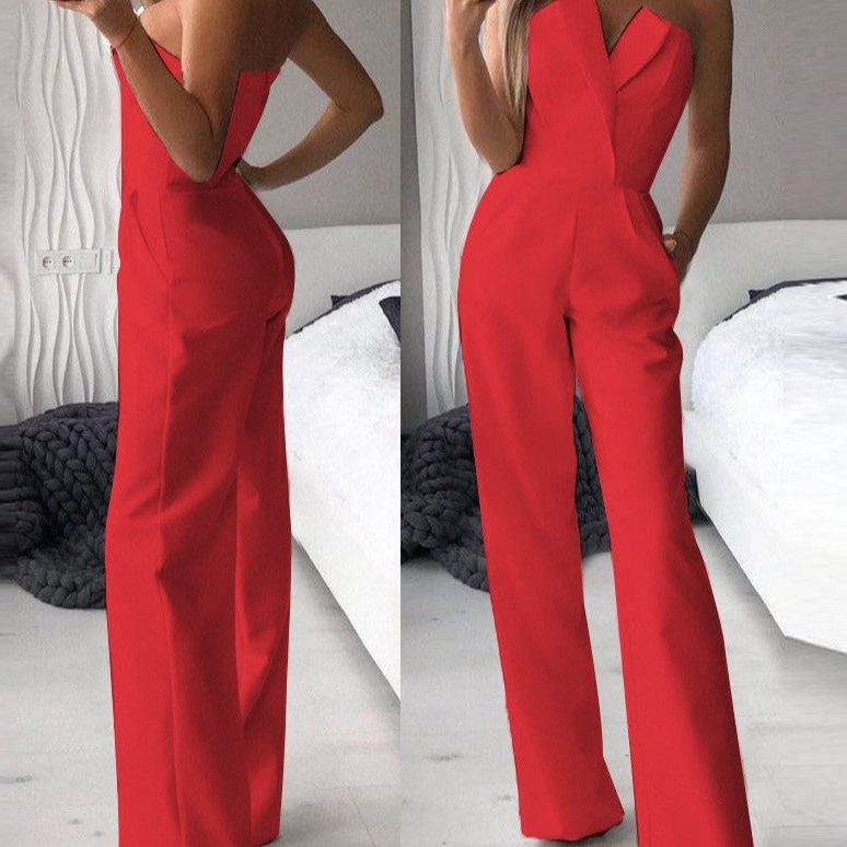 Sleeveless Wide Leg Jumpsuit for Women - View 4