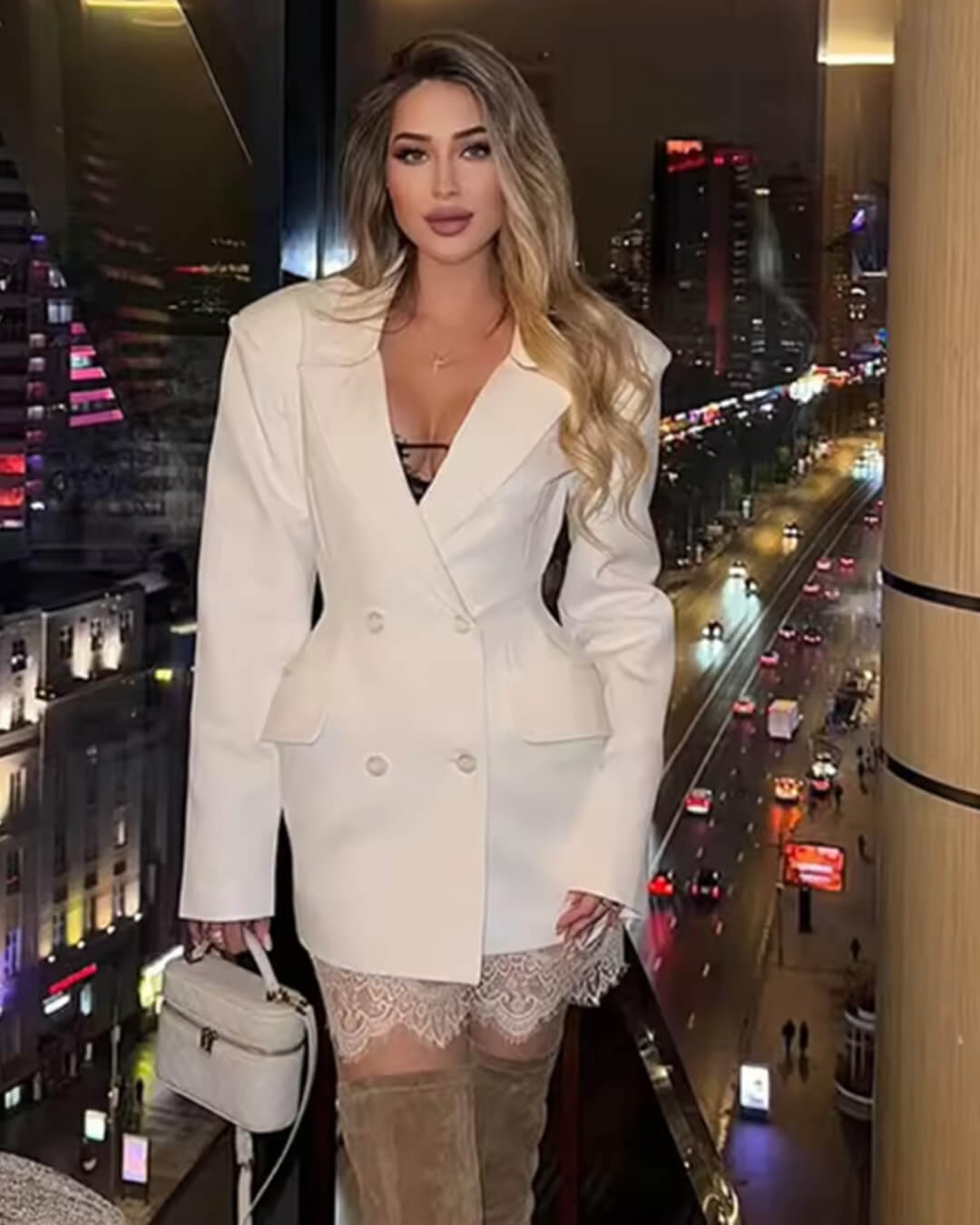 Double Breasted Mini Dress for Women