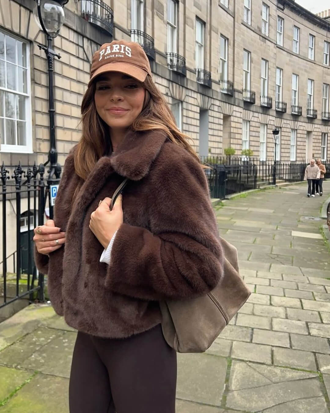 Cropped Faux Fur Jacket for Women