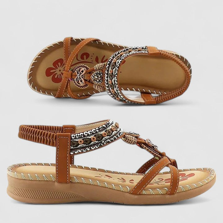 Open Toe Embellished Sandals for Women