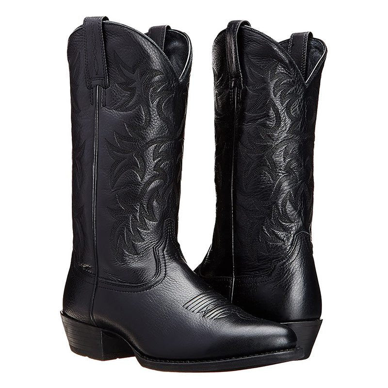 Western Leather Cowboy Boots for Women