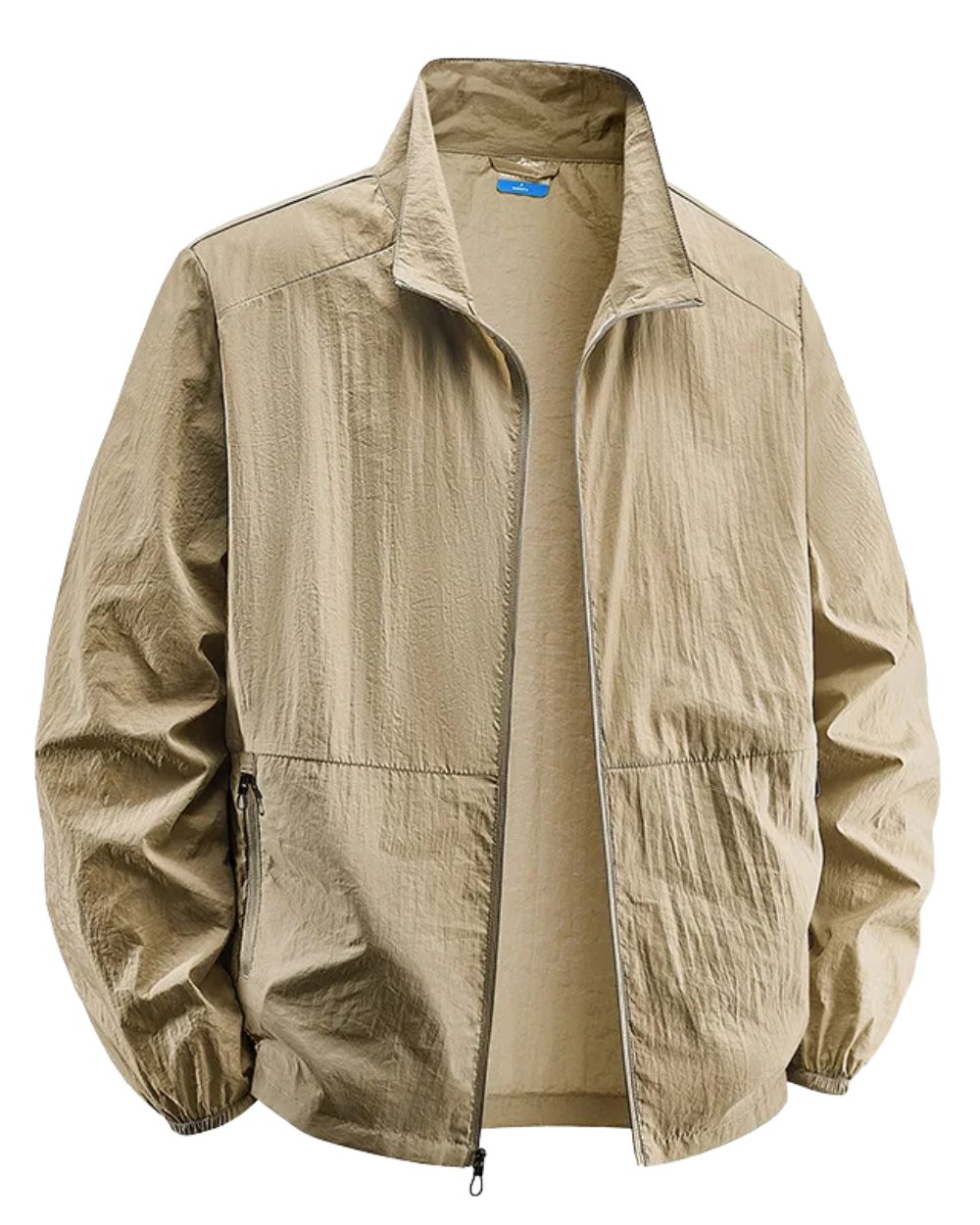 Zip-Up Windbreaker Jacket for Men